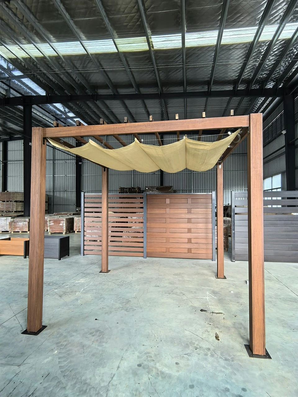 Bambú le haghaidh Pergola